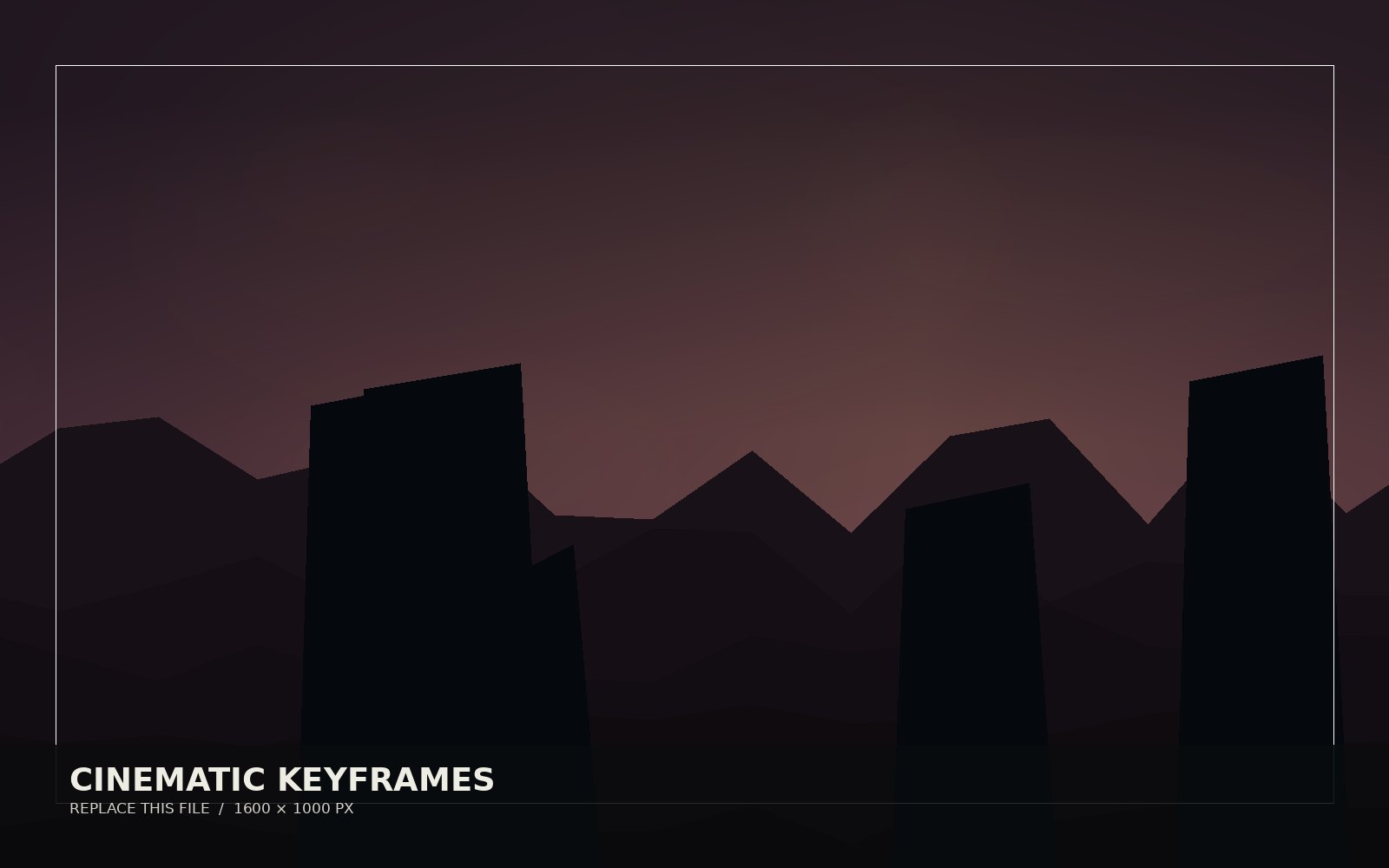 CINEMATIC KEYFRAMES placeholder artwork